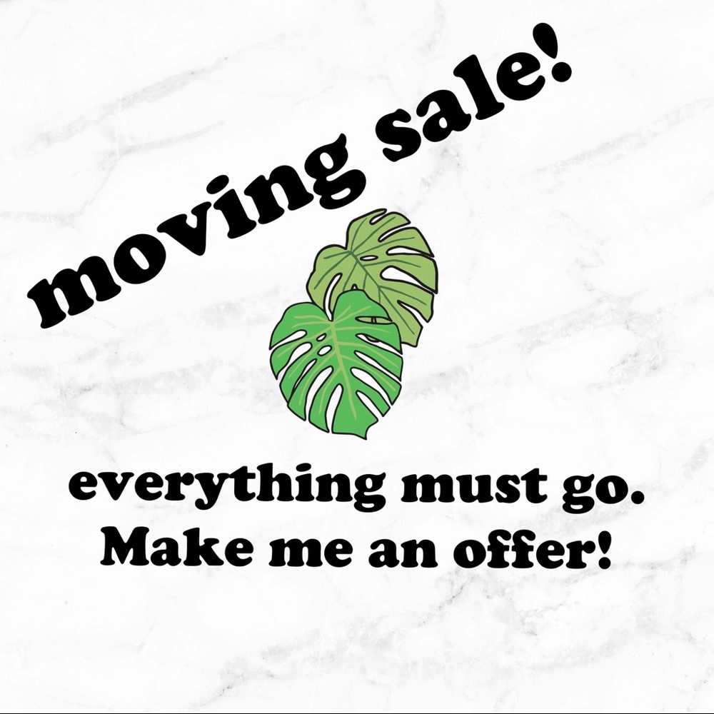 Moving sale!! Make me an offer!! 🌿🏙
